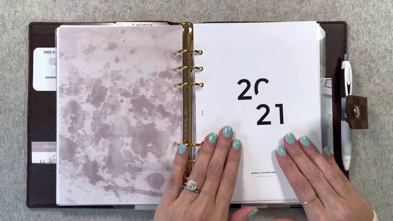 Louis Vuitton GM Agenda Planner Flip Through