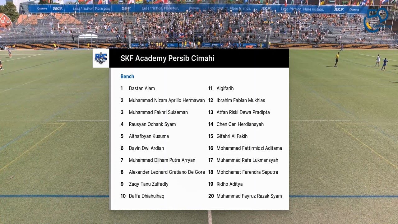 GOTHIACUP 2025 FINAL BOYS 13 - SKF ACADEMY PERSIB CIMAHI VS FC STOCKHOLM INTERNAZIONALE, FULL MATCH 