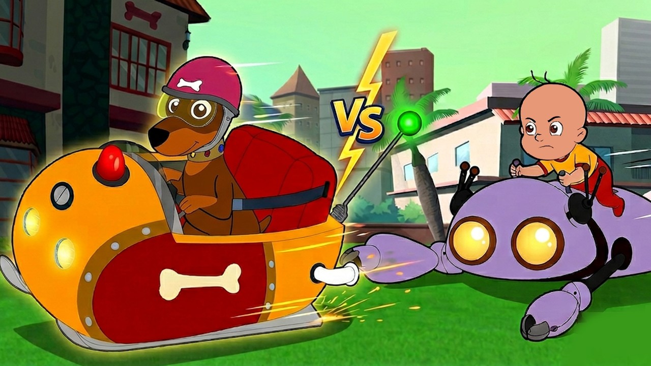 Mighty Raju - Super Dog Speed Challenge 😱| Cartoon for Kids in Hindi | Funny Adventures Videos