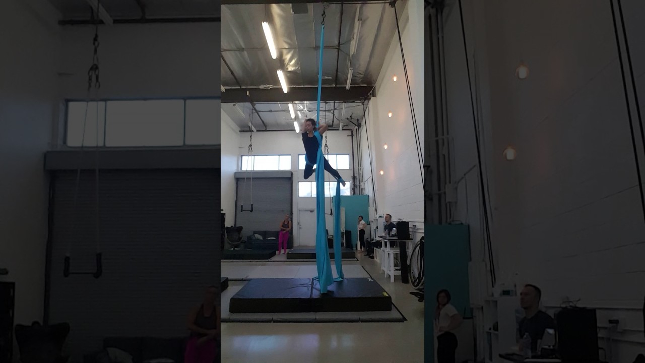Beginner Aerial Silks Sequence at Womack & Bowman