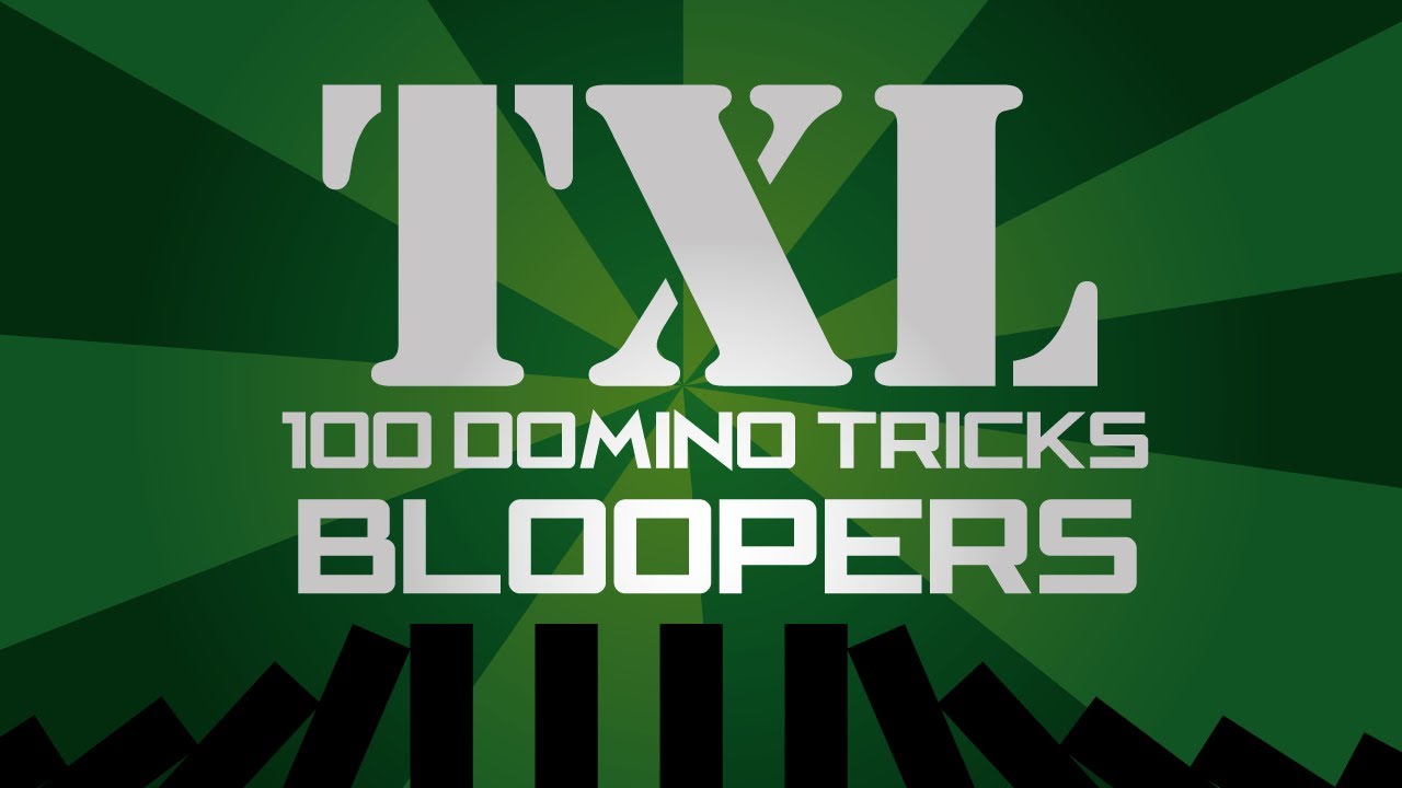 Bloopers 100 domino tricks