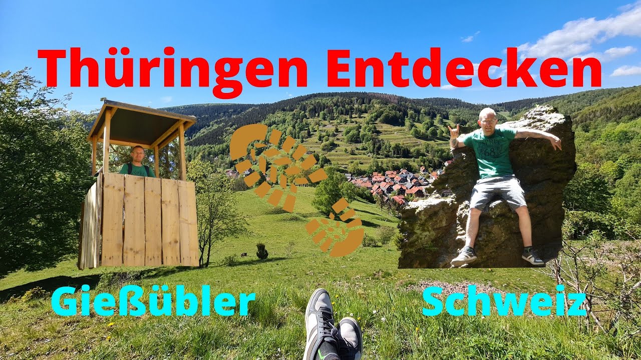 Thüringen entdecken - 8 km Rundwanderung durch den Naturlehrpfad der Gießübler Schweiz - Natur pur 🌞