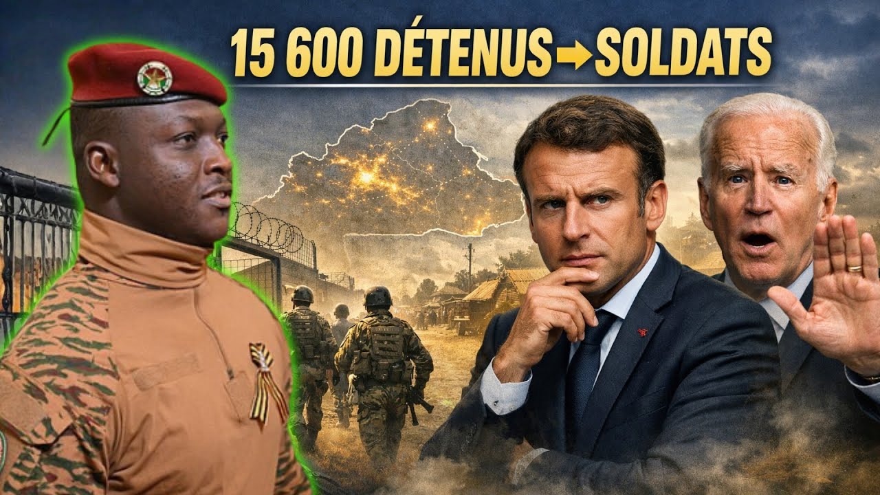 Ibrahim Traoré : 15 600 détenus armés, 92 % du Burkina repris – le choc qui inquiète la France