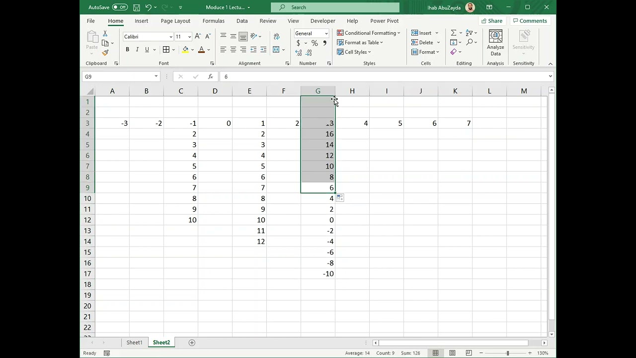 Using the Fill Handle in Excel (AutoFill)