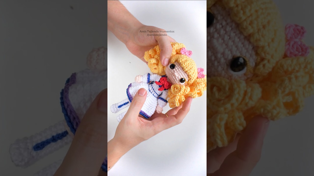 &iquest;Recuerdan a la dulce Candy? 🌹🤍 #anime #amigurumi #tutorial #howto