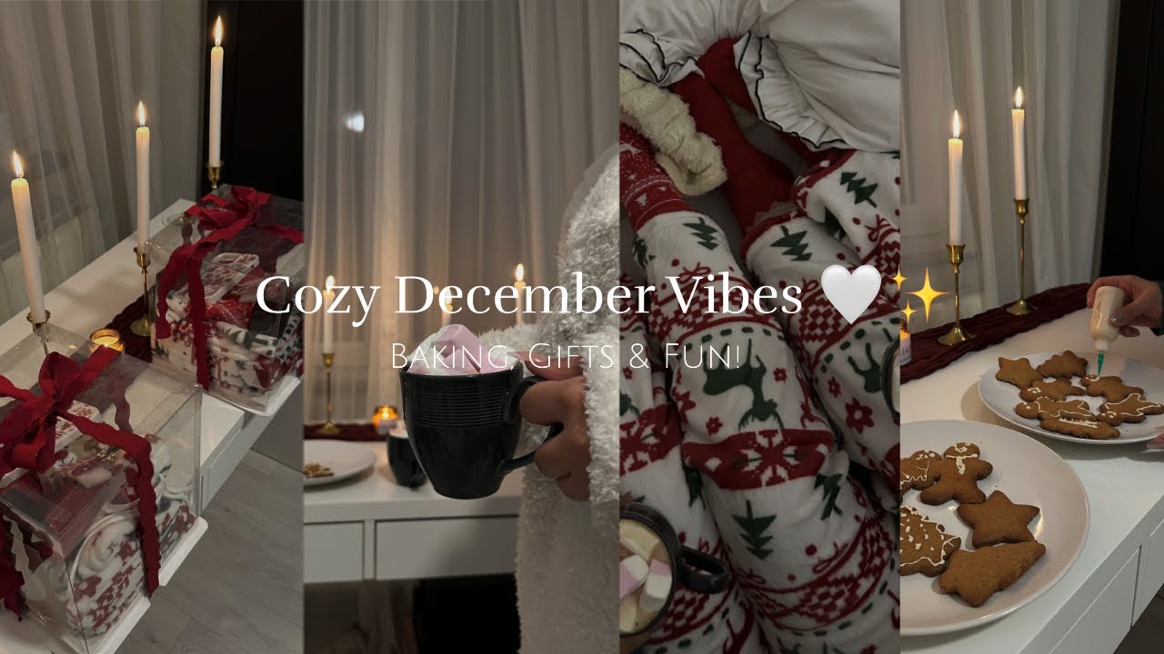 Cozy Winter Day: Baking, Gifts & Hot Chocolate ☕🍪🎁✨