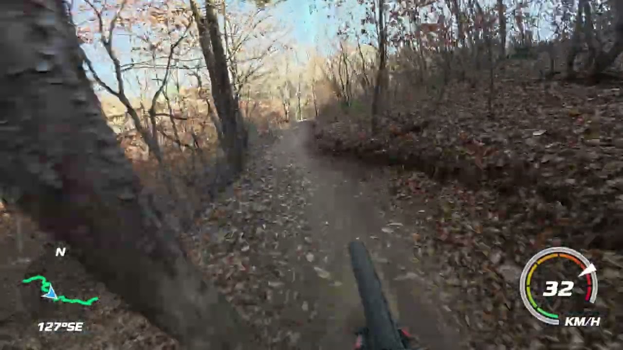 Pine Peak MTB Park, NoNo Trail(2m 14s), Nov. 16, 2025