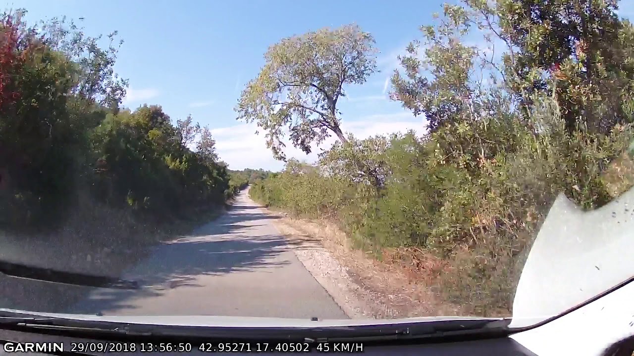 DRIVE #248: Janjina-Osobjava (Croatia) (timelapse 4x) *Read Description*