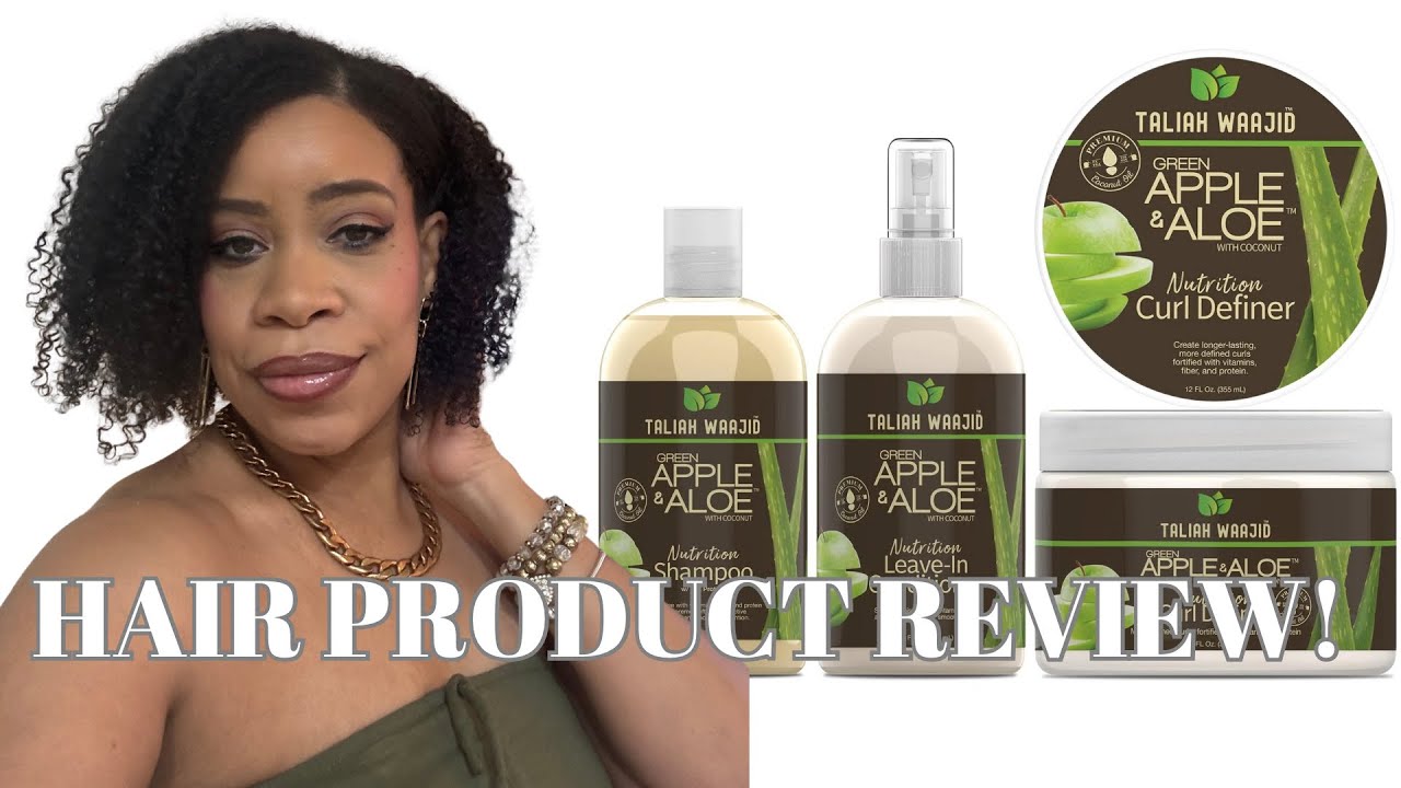 Taliah Waajid Green Apple & Aloe Review 🍏 | Smell, Performance & Repurchase Rating on Natural Hair!
