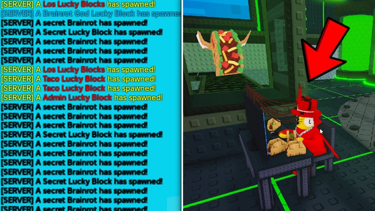 SAMMY FICOU LOUCO NESSA TER&Ccedil;A FEIRA DO TACO! 10X LUCK E 10 BRAINROTS SECRETOS