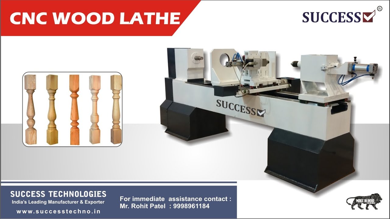 Amazing CNC Wood Lathe Machine - CNC Lathe Machine Manufacturer - Success Technologies