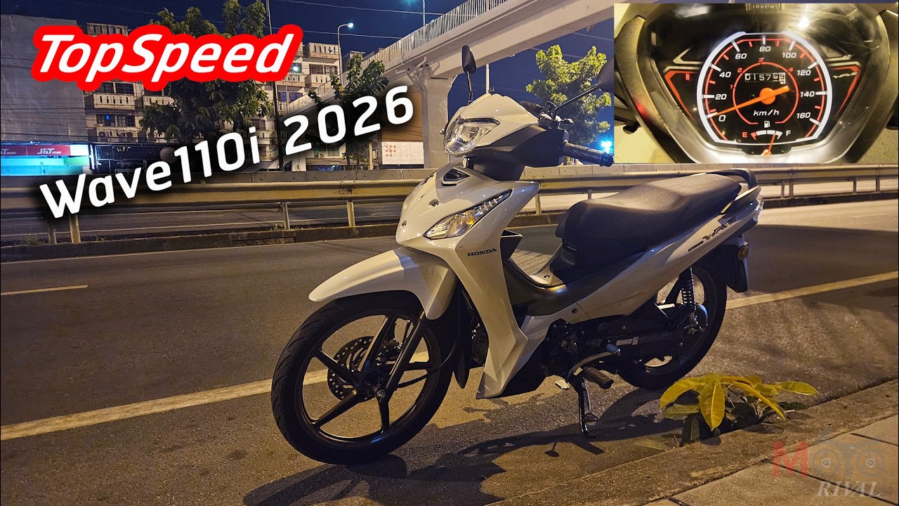 Top Speed All New Honda Wave 110i 2026 by MotoRival