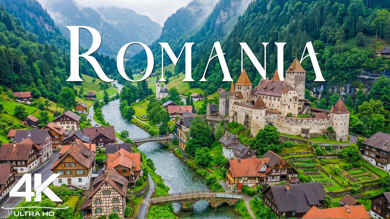 Румыния 4K | Откройте для себя страну сказочных замков, диких Карпат и мирных долин