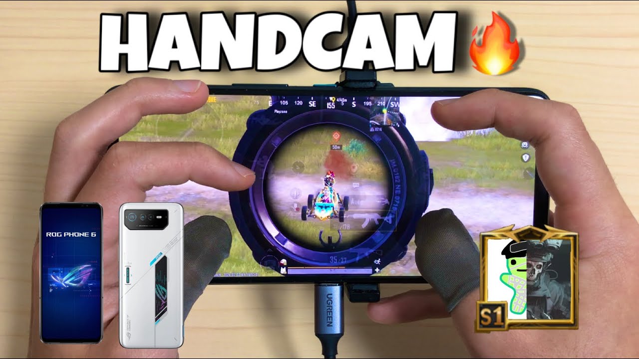 BEST HANDCAM 5Finger + Gyroscope | ROG Phone6 ❤️ PUBGMOBILE