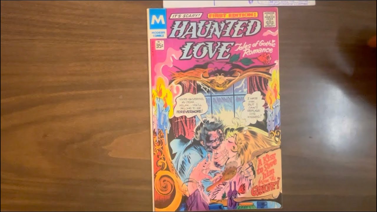 Haunted Love #1, PG-rated yet disturbingly bizarre 1973 romance comic from Charlton. Icky!