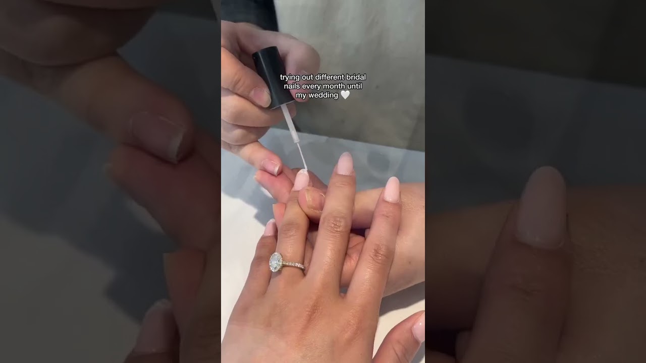TRYING DIFFERENT BRIDAL NAILS EACH MONTH UNTIL MY WEDDING  PART 9 