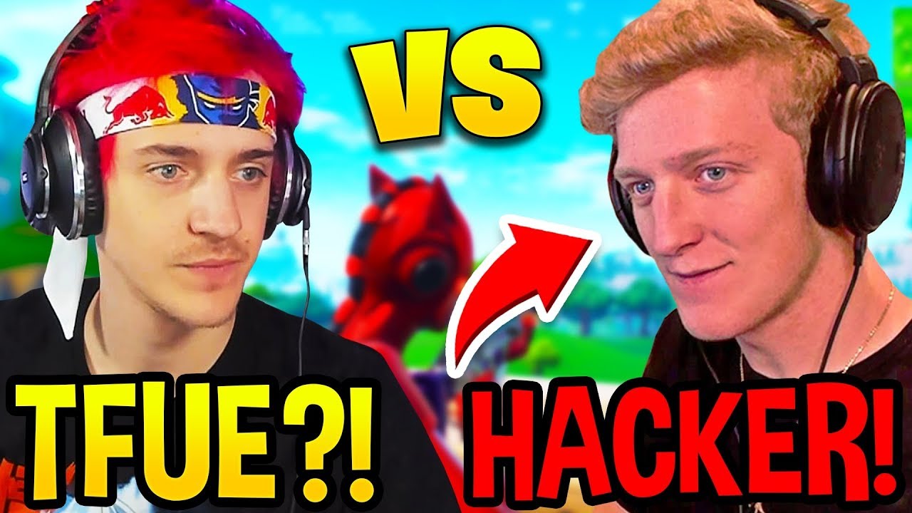 Ninja Thinks This Guy is HACKING, but it's ACTUALLY Tfue! *PUBLIC MATCH 1v1*