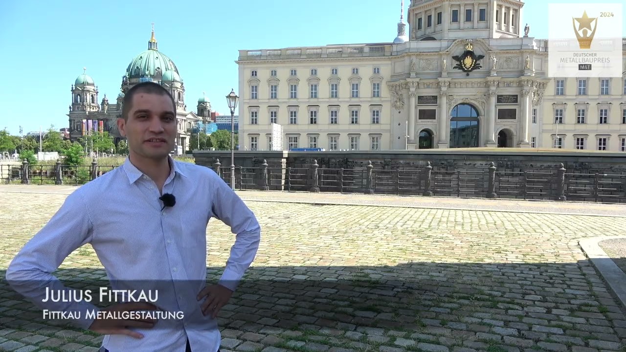 Deutscher Metallbaupreis 2024: Große Wappenkartusche am Humboldt-Forum Berlin
