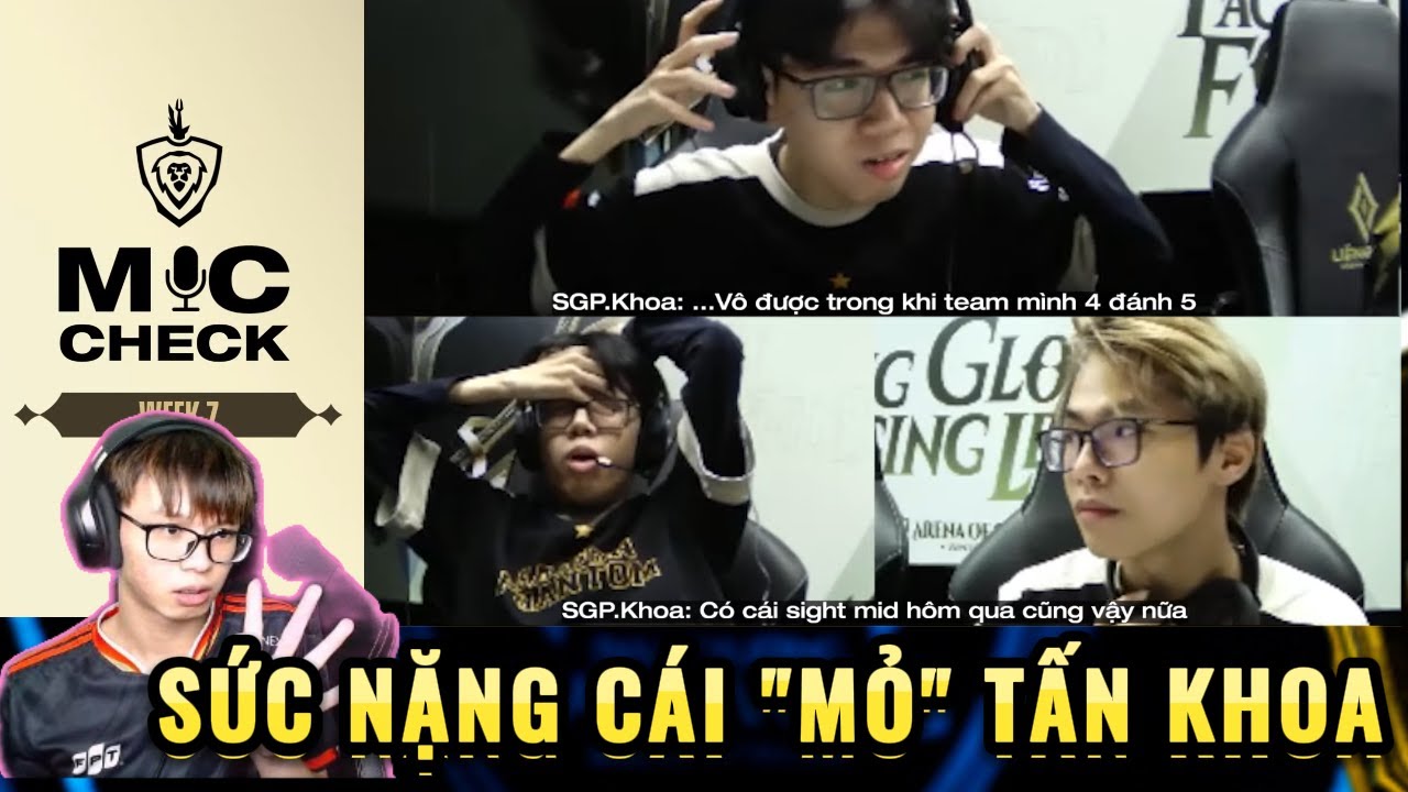 Sức Nặng Cái "MỎ" Của SGP.Khoa, Ai Cũng Phải Nghe - Reaction MicCheck | Namsensei Reaction