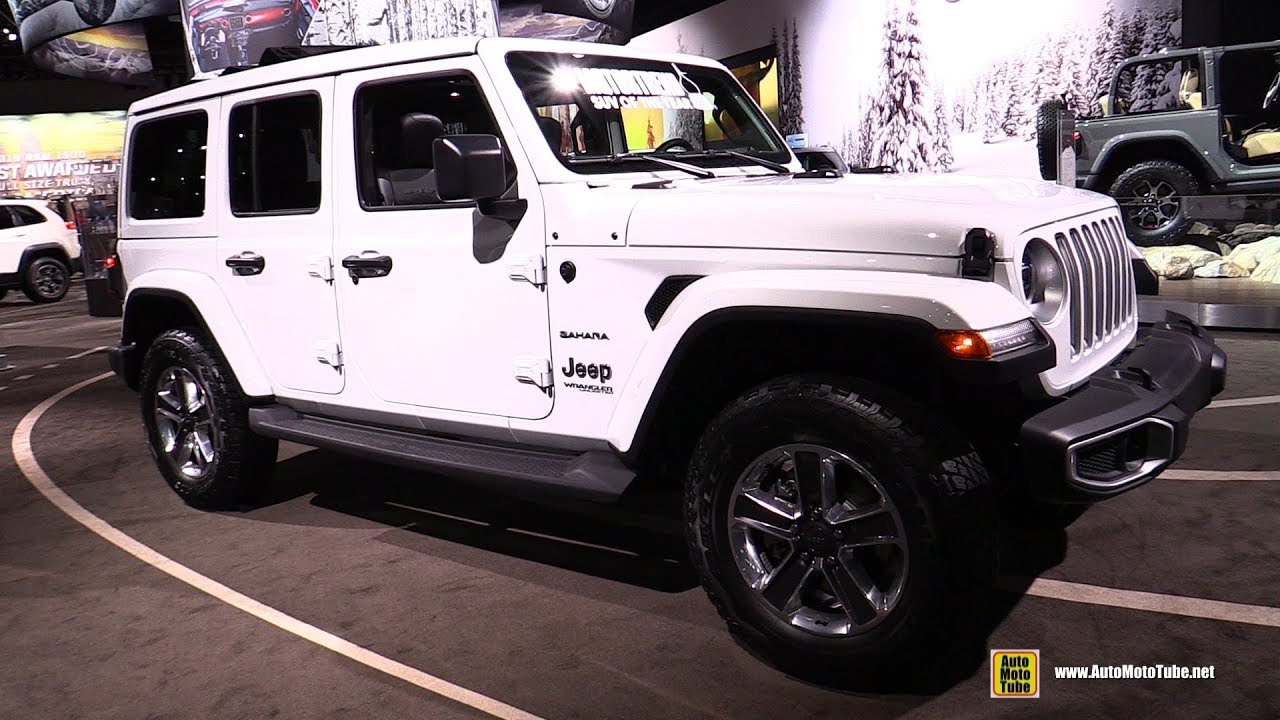 2019 Jeep Wrangler Sahara - Exterior and Interior Walkaround - 2019 Detroit Auto Show