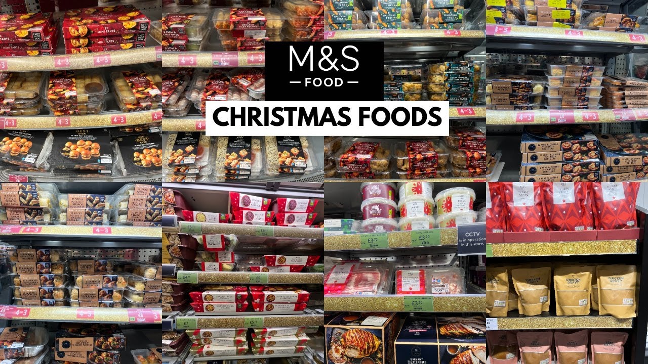 M&S CHRISTMAS FOODS COLLECTION WITH PRICE 2025 | MARKS & SPENCER FOOD HAUL | TRAVELANDSHOP WITH ME