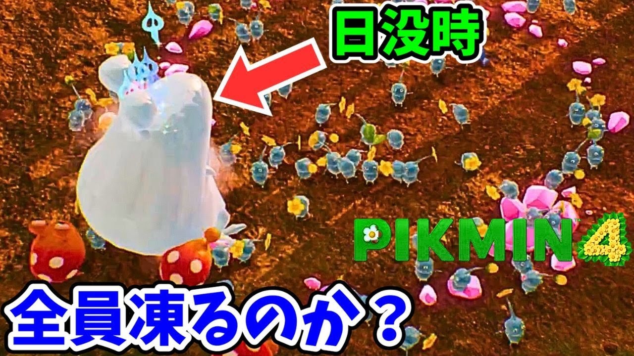 日没時に襲ってくる原生生物を全員倒すことはできるのか？【ピクミン4】