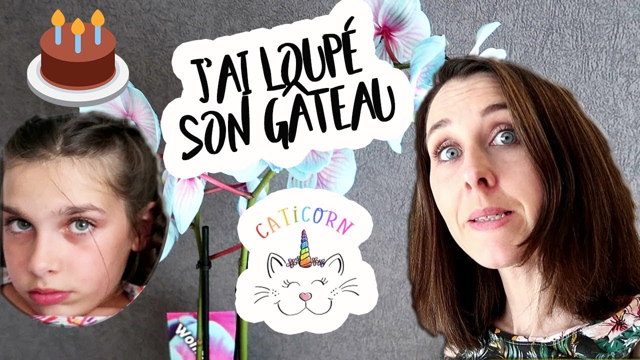 JE LOUPE LE GÂTEAU D'ANNIV DE CASSIE