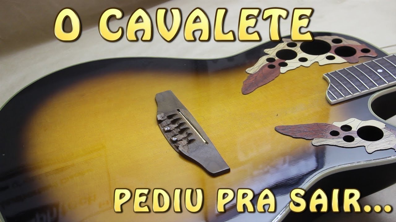 Violão Ovation Celebrity - Cavalete Quebrado - Luth.  Brunelli