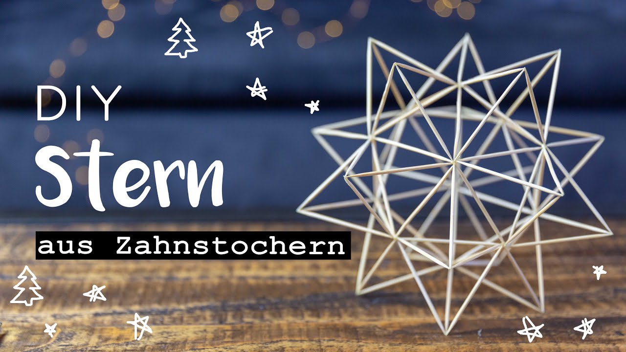 DIY Weihnachtsstern Zahnstocher - meine Tipps! + Verlosung