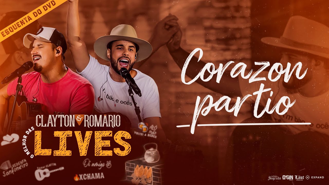 Clayton e Rom&aacute;rio - Coraz&oacute;n Part&iacute;o - DVD O Melhor das Lives