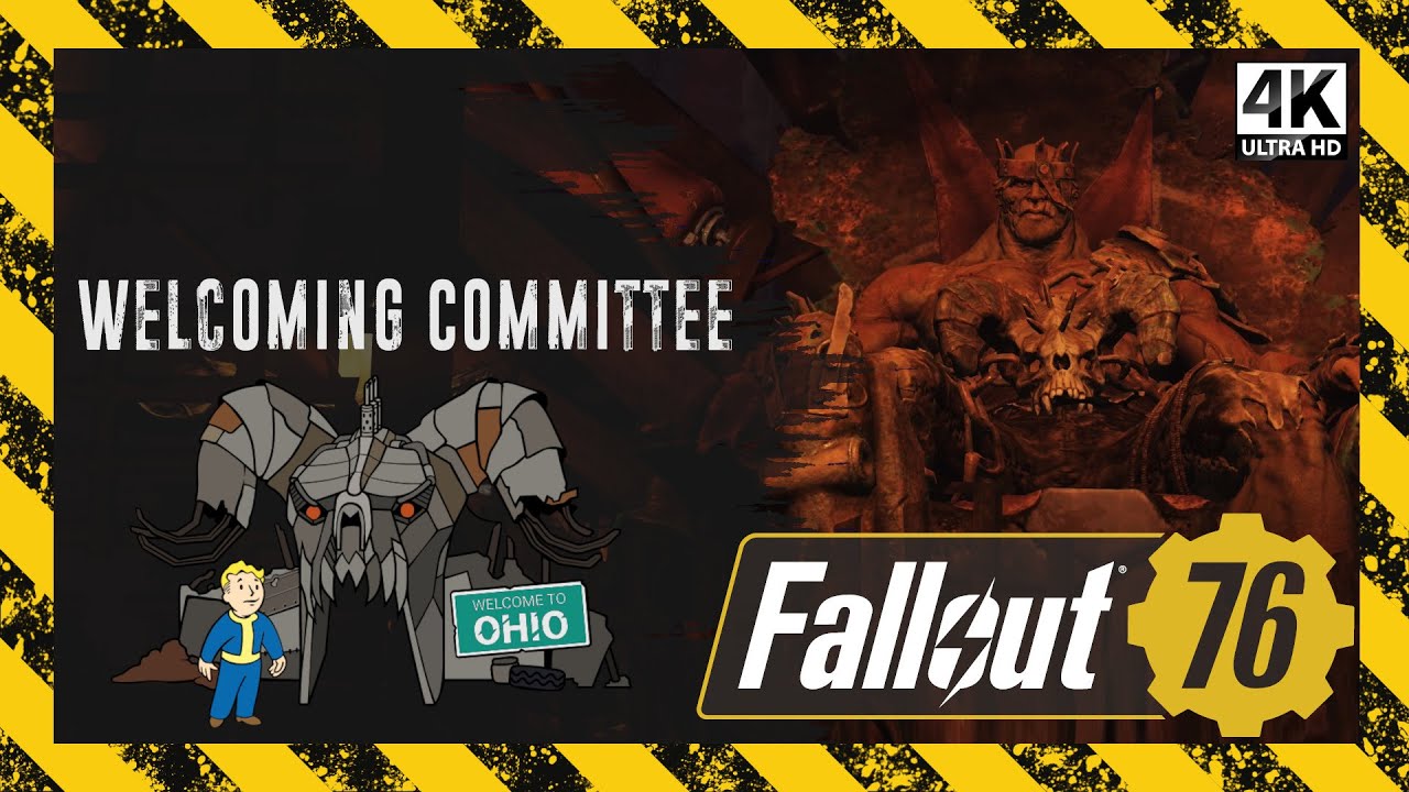 Welcoming Committee - Fallout 76 [4K] - Burning Springs Main Quest - Ep. 127