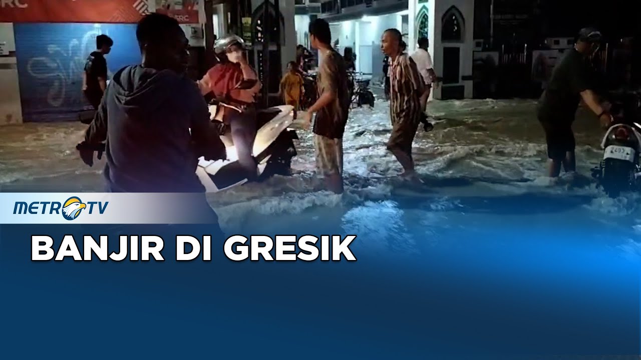 Ratusan Rumah di Gresik Tergenang Banjir