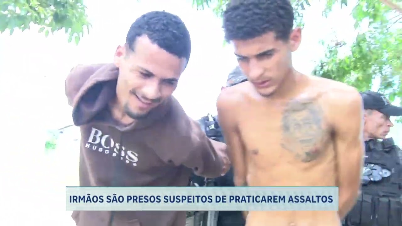 IRMÃOS PRIQUITINHO E PAETASÃO PRESOS SUSPEITOS DE PRATICAREM ASSALTOS
