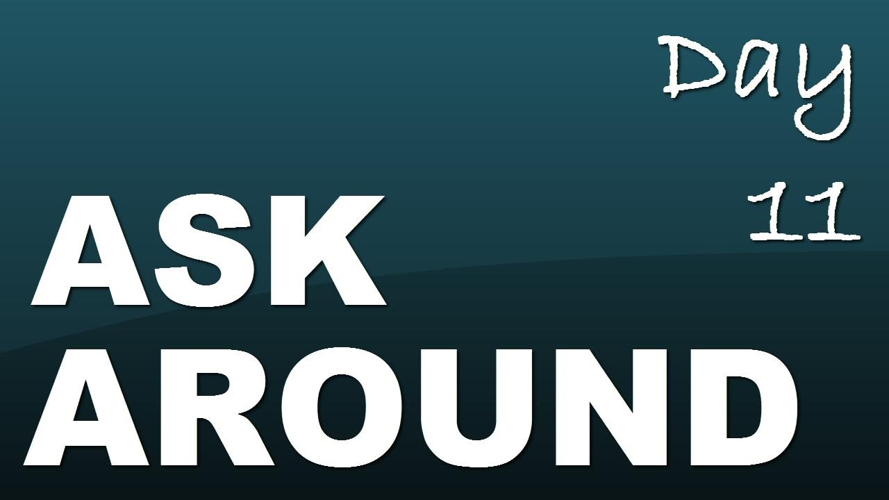 Phrasal verb: ask around - Day 11 with JenniferESL