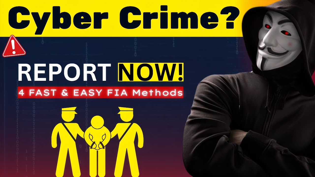 How to Submit Online Cyber Crime Complaint in Pakistan &ndash; 4 FAST & EASY FIA Methods | What Is FIA?