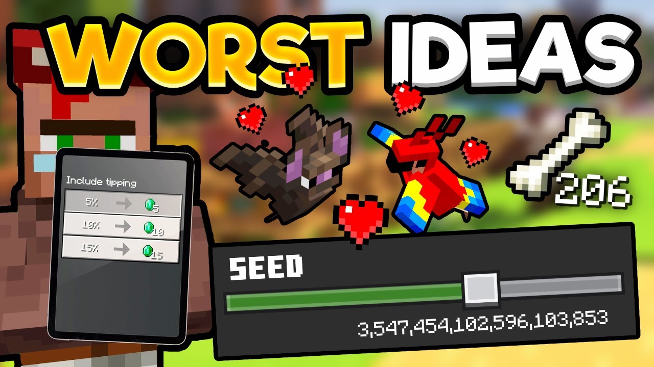 These Are Minecraft's Worst Suggestions Of 2025!