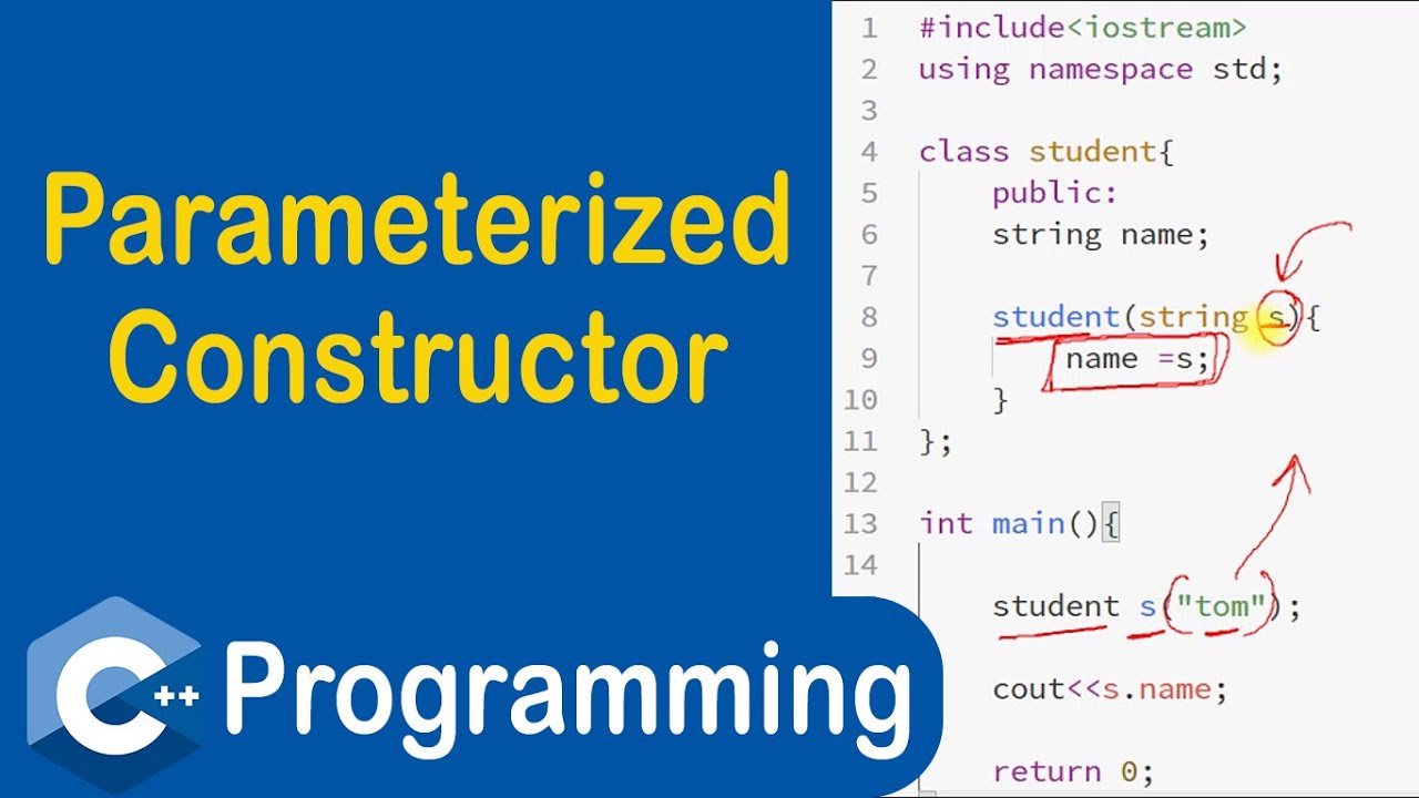 #66 Parameterized Constructor in C++ | Constructor in C++