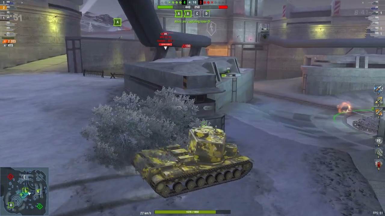 World of Tanks Blitz 9.6 KV-5 Faust 5301dmg 4kills Realistic carry