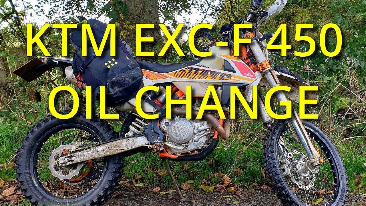 Замена масла KTM EXC450
