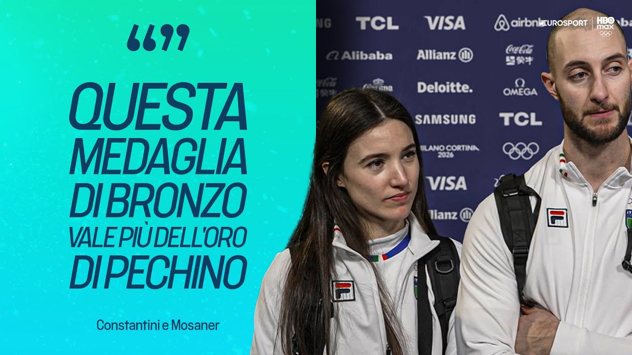 🎙️Le parole di Constantini e Mosaner dopo il bronzo conquistato | #MilanoCortina2026