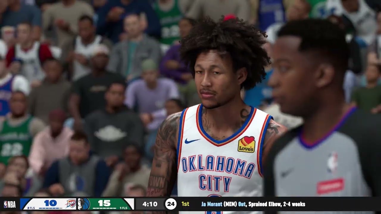 NBA 2K26 Gameplay: Oklahoma City Thunder vs Dallas Mavericks - (Xbox Series X) [4K60FPS]