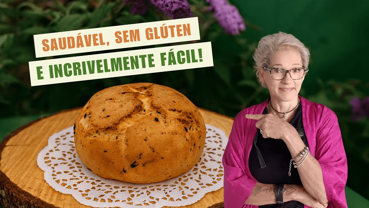 Pão de Azeitonas VEGANO – Crocante por fora e macio por dentro!