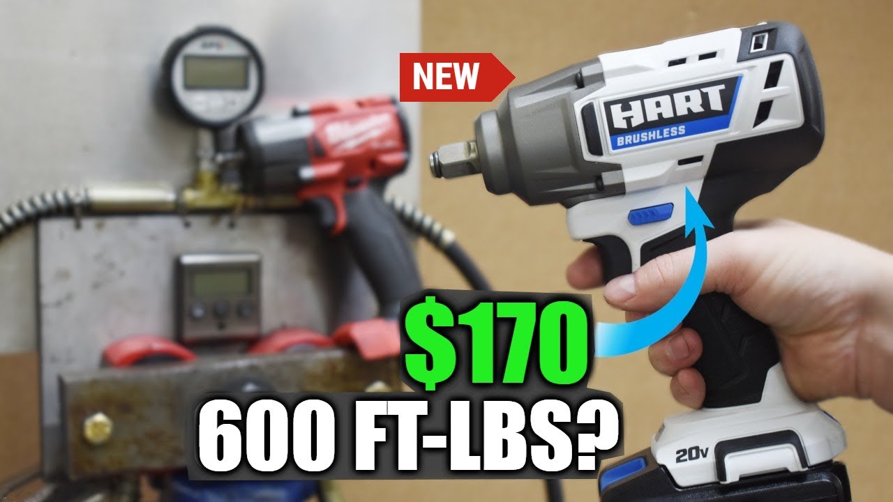 WALMART Has a $170 ($245 Kit) Brushless Impact Wrench?! Dyno Test