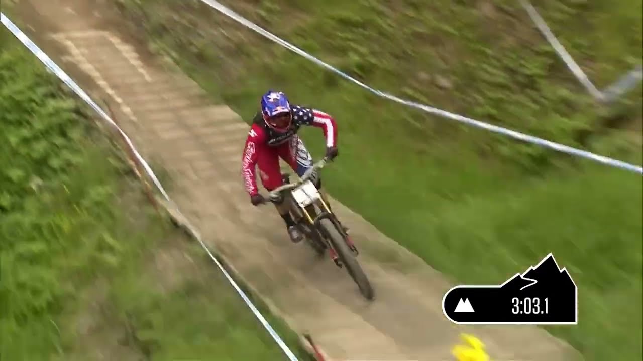 Aaron Gwin's Winning CHAINLESS Race Run FULL
