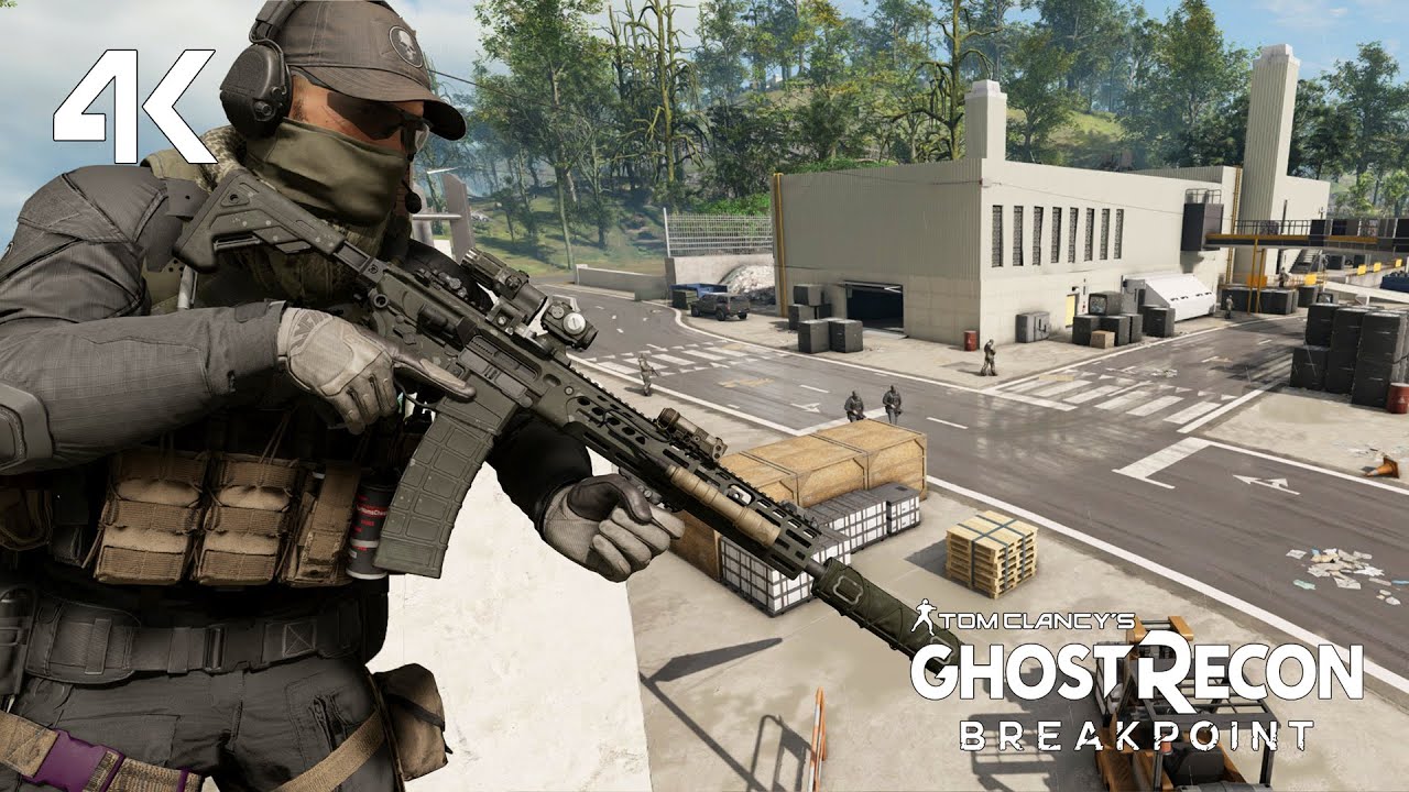 Ghost Recon Breakpoint Extreme Difficulty – INSANE Enemy Base Attack (No HUD) [4K 60FPS]