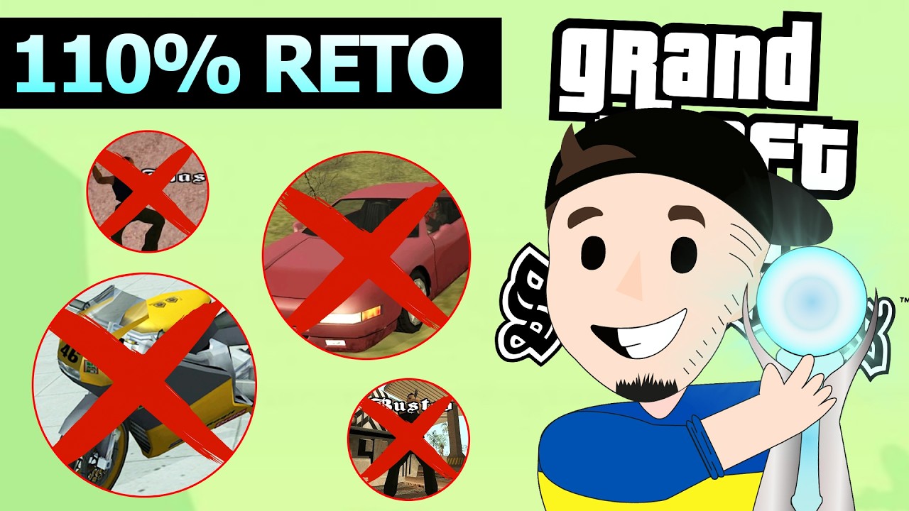 GTA San Andreas 110% SIN MORIR 🔥🏆 Día 2, TODO SAN FIERRO 🫡
