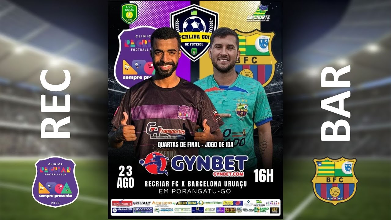CLÍNICA RECRIAR X BARCELONA F.C | SUPERLIGA GOIÁS