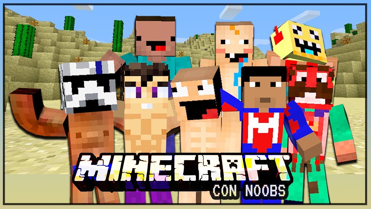 MINECRAFT CON NOOBS - PERDIDOS EN EL DESIERTO #9
