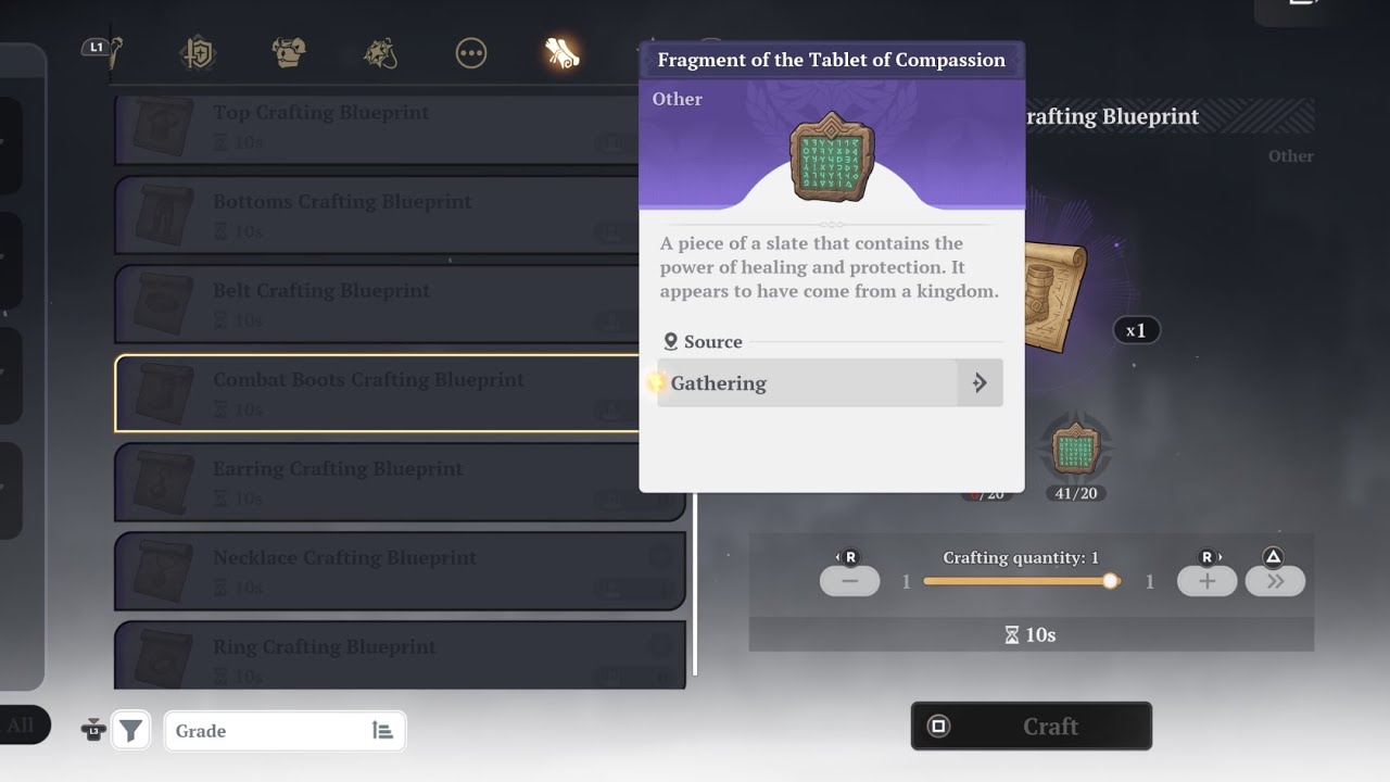 7DS Origin Fragment of the Tablet of Compassion Location's 