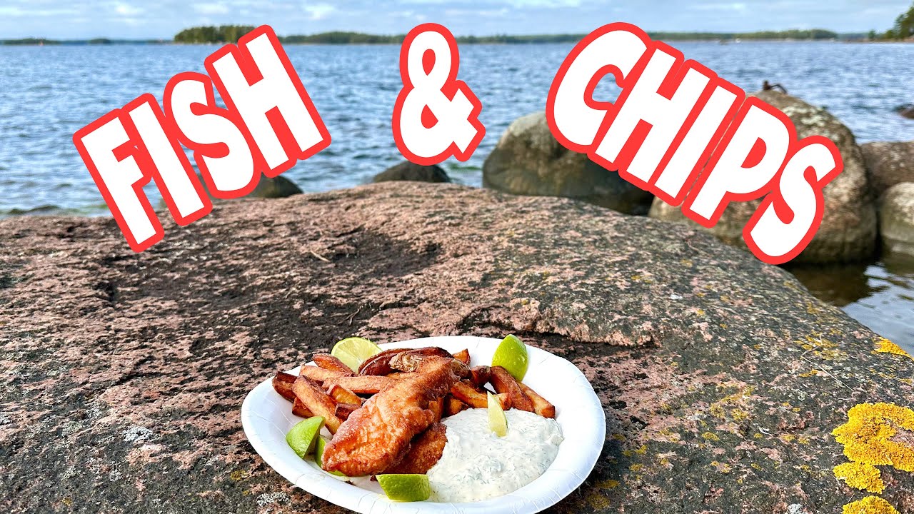 FISH & CHIPSIT AHVENESTA + RAIKAS TARTARKASTIKE!  🐟🍟 🔥